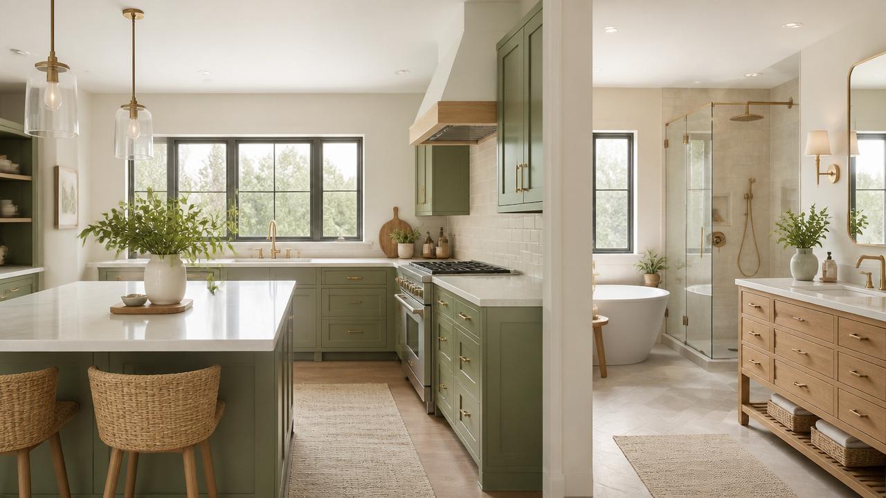 Modern kitchen and bathroom remodeling showcase
